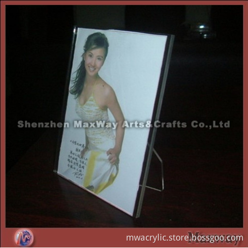 3mm Slant Table Acrylic Picture/Photo Frame